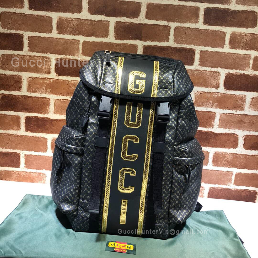 Gucci Dapper Dan Backpack Black 536413